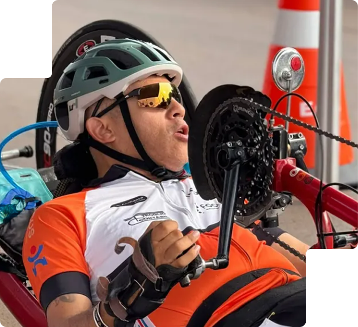 Juninho Handbike Paratleta Focado Competindo